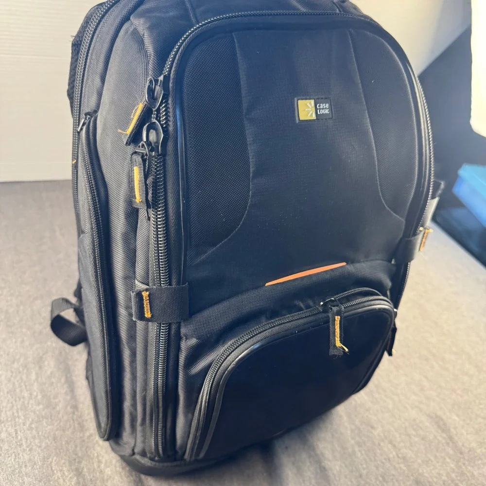 Case Logic SLRC-206 SLR Camera / 15.4-Inch Laptop Backpack Padded DSLR Bag